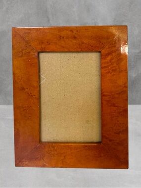 VINTAGE Picture Photo Frame Italian Burled Wood for 4x6